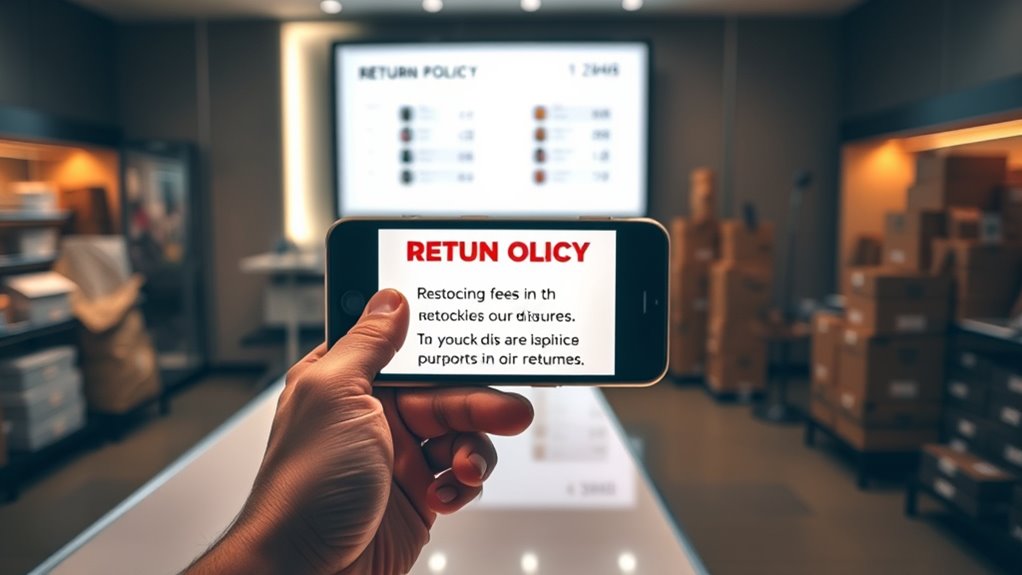 handle return dispute calmly