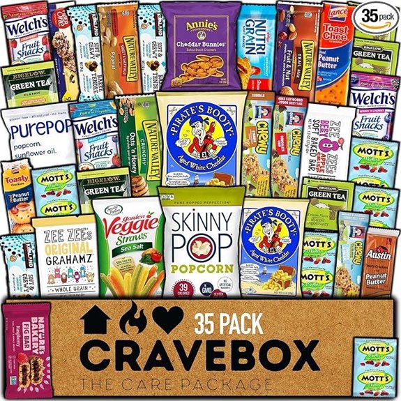 CRAVEBOX Healthy Snack Box Christmas Variety Pack