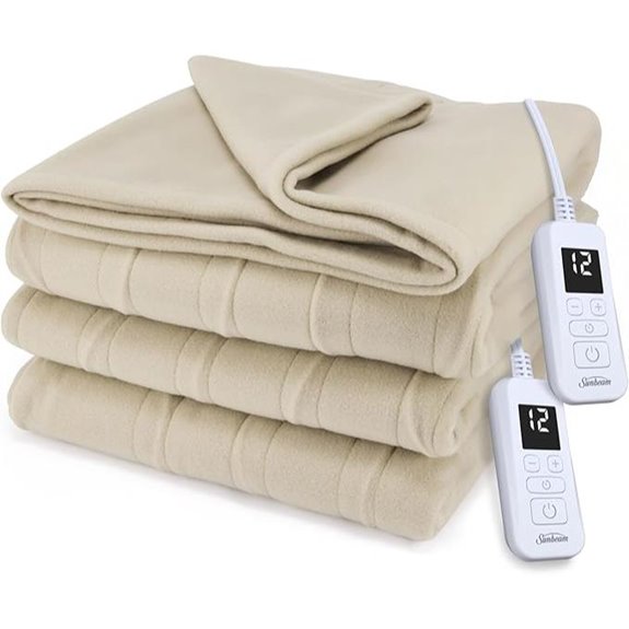 heated blanket with twelve settings