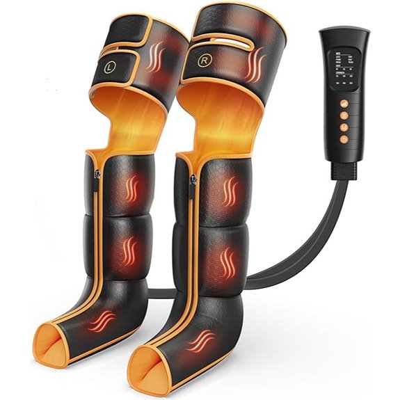 heated compression leg massager