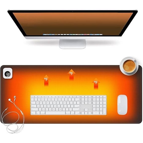 Heated Desk Pad with Auto Shut-Off and 3 Levels