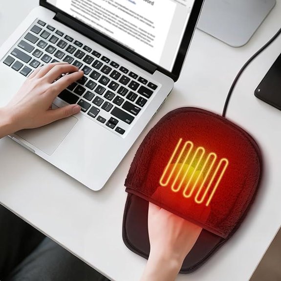 USB Heated Mouse Pad with Adjustable Temperature