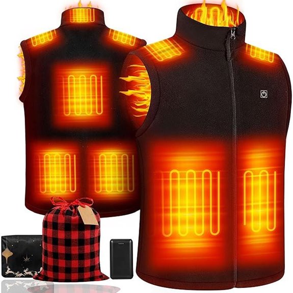 Heated Vest with Power Bank for Outdoor Activities