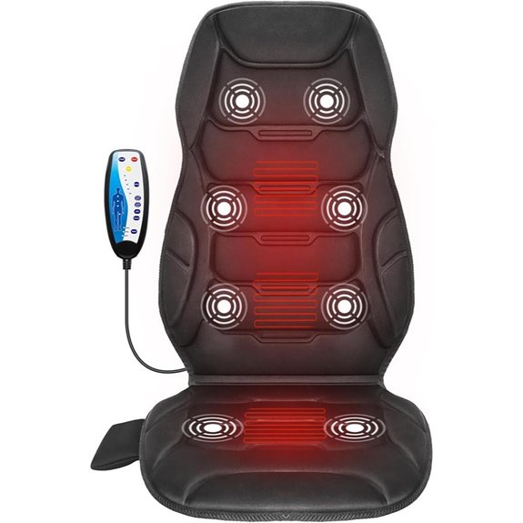 COMFIER Heated Back Massager with Vibration and Heat