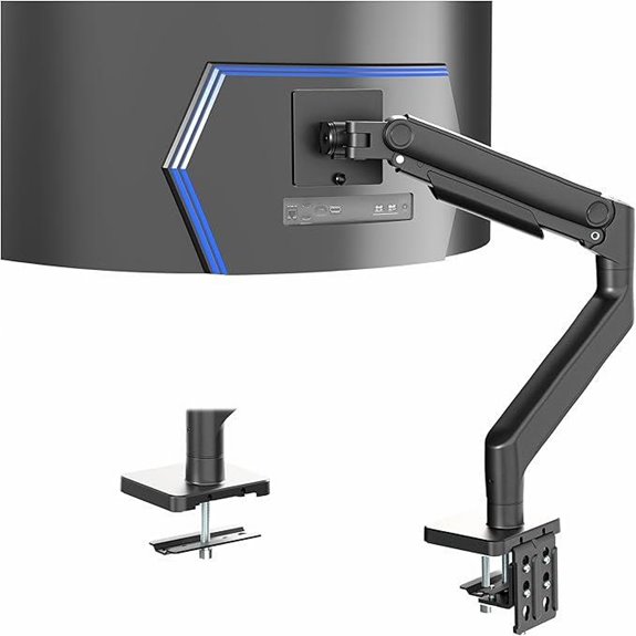 heavy duty 49 inch monitor arm