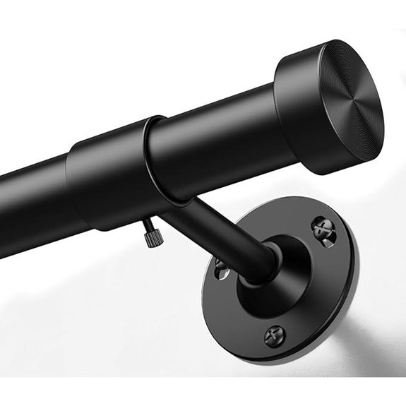 YaFex Adjustable Heavy Duty Curtain Rods (32-150 Inches)