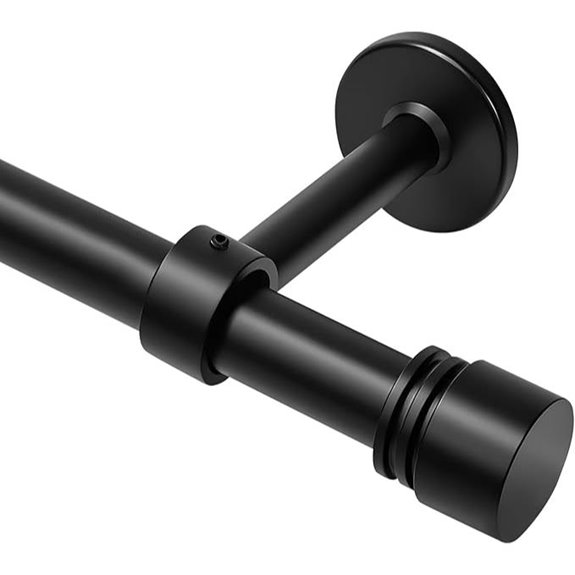 Heavy Duty Adjustable Curtain Rods for Large Windows