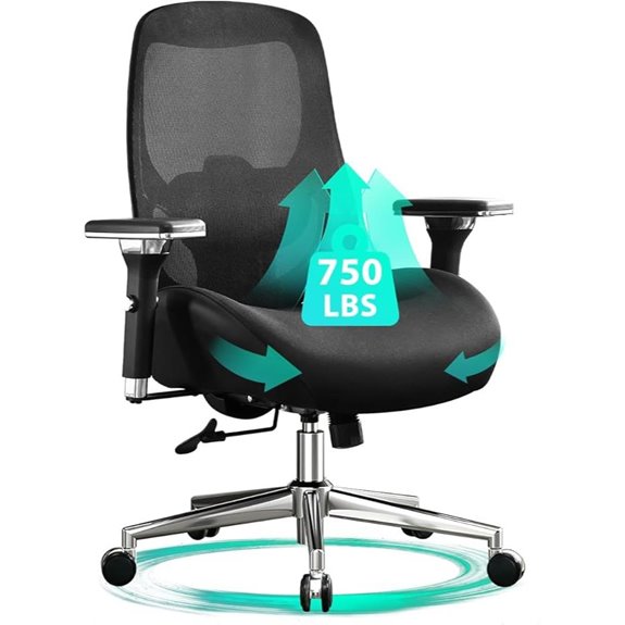 Big & Tall Office Chair with Lumbar Support