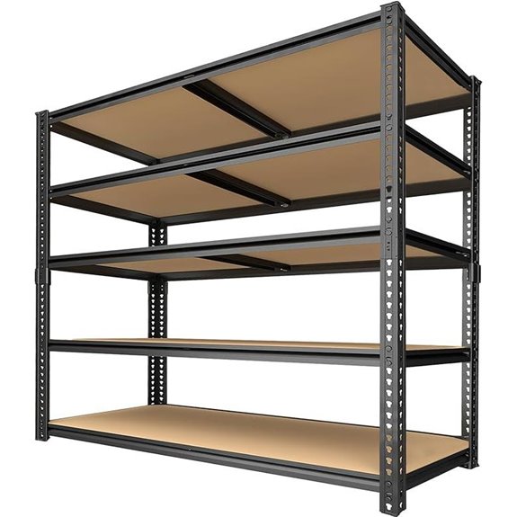 Heavy Duty 5-Tier Garage Storage Shelving Unit
