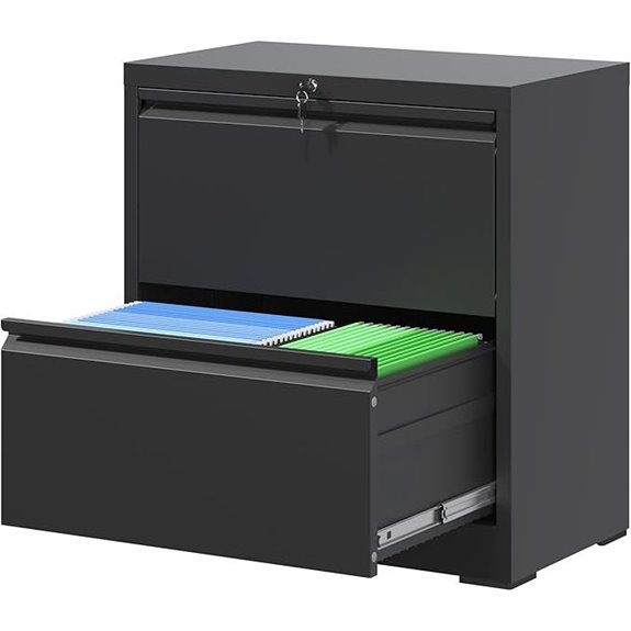 Heavy Duty Metal Locking Filing Cabinet (2-Drawer)