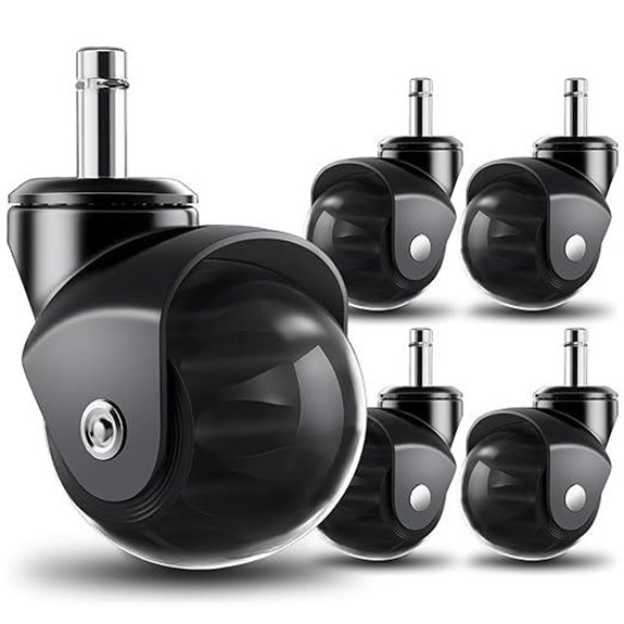 RidRed 2-Inch Office Chair Wheels Heavy Duty Set of 5