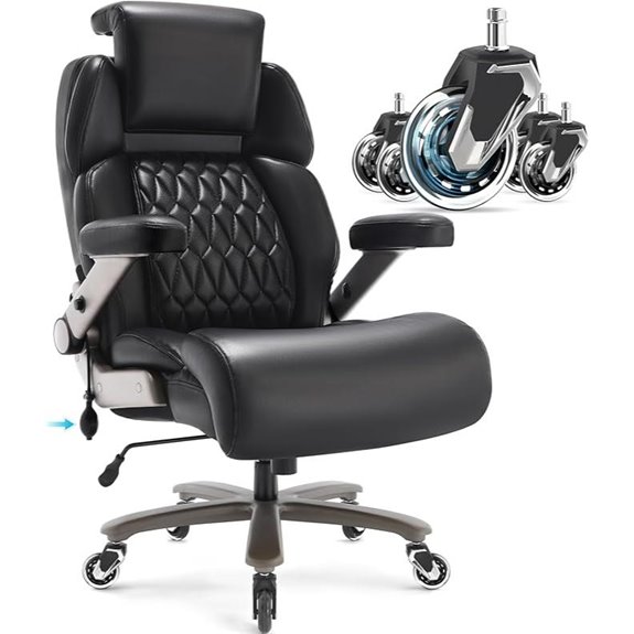 Heavy Duty Big & Tall Office Chair with Lumbar Support