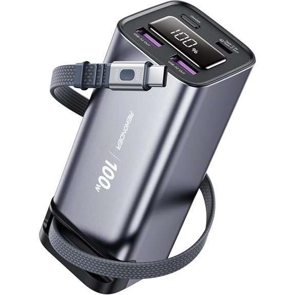 REWONDER 100W 20000mAh Power Bank with Cables