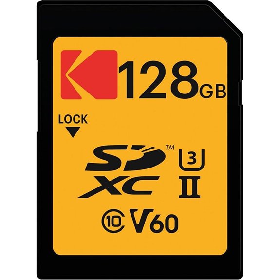 Kodak 128GB UHS-II U3 V60 Ultra Pro SDXC Memory Card
