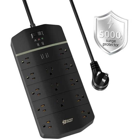 Superdanny 5000J Surge Protector with USB-C & AC Outlets