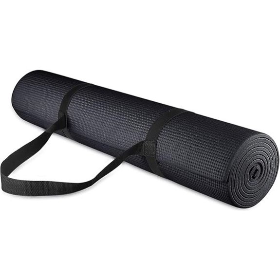 Fitvids 1/4-Inch High Density Yoga Mat with Strap