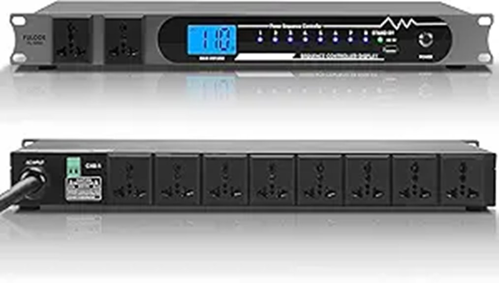 2000W 10-Socket Audio Power Conditioner with USB