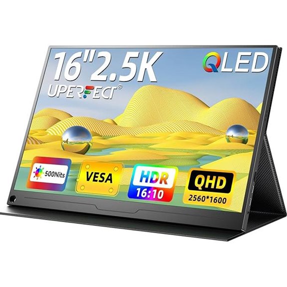 UPERFECT 2.5K QLED Portable Gaming Monitor