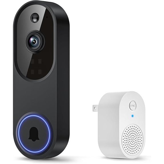 1080p Smart Video Doorbell with AI Detection