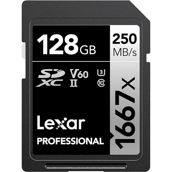 Lexar 128GB UHS-II SD Card for Professionals