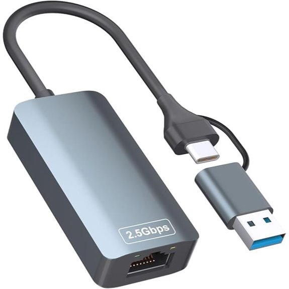 2.5Gb USB-C Ethernet Adapter for MacBook & iPad Pro