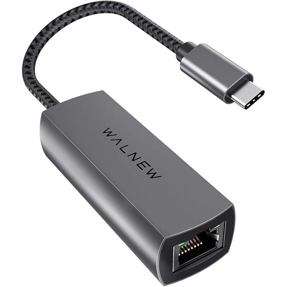 WALNEW USB-C 2.5Gb Ethernet Adapter for Mac/PC