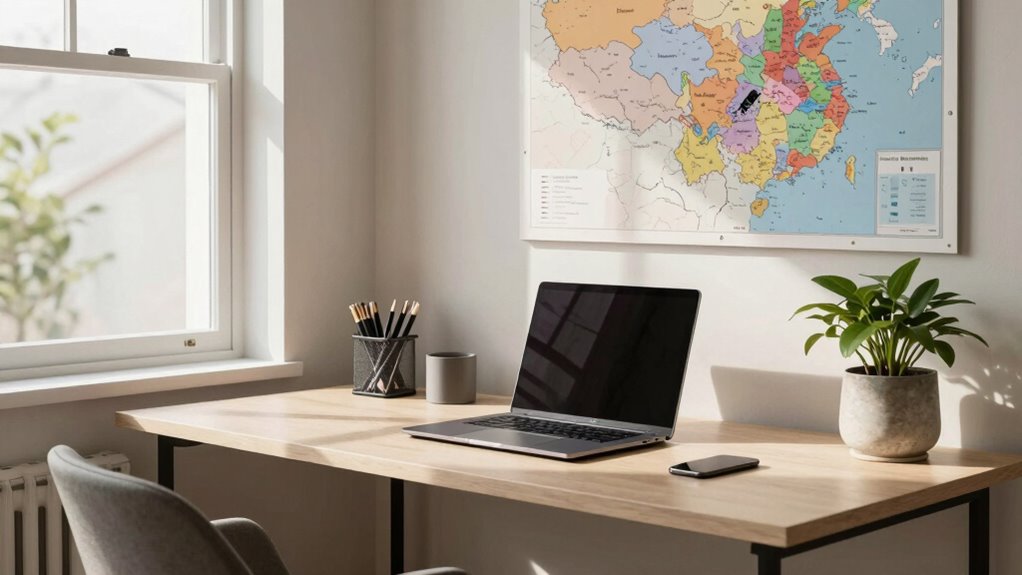 home office boundary map