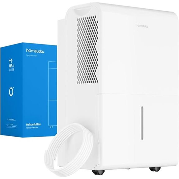 hOmeLabs Wi-Fi Dehumidifier with Pump 7,500 sq ft