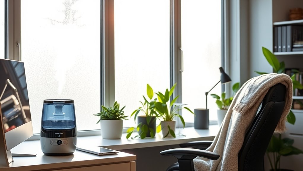 humidifier features for workspace