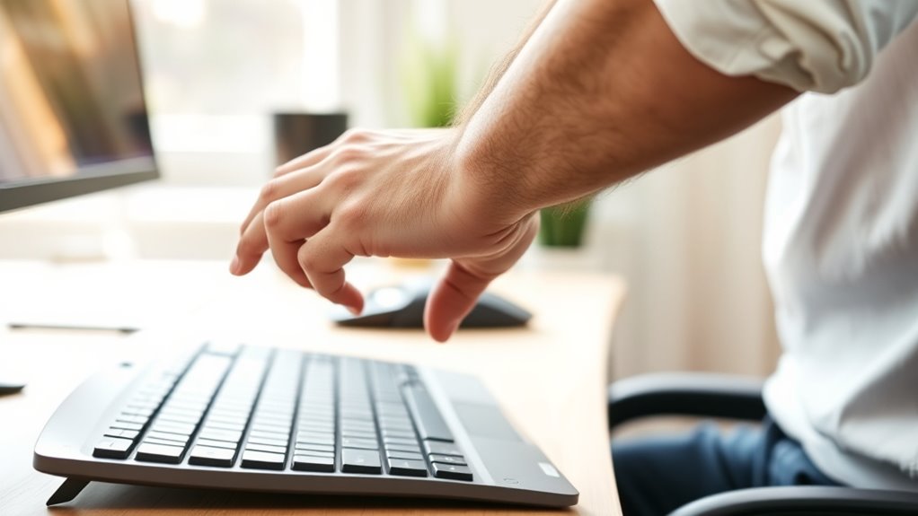 identify keyboard induced strain