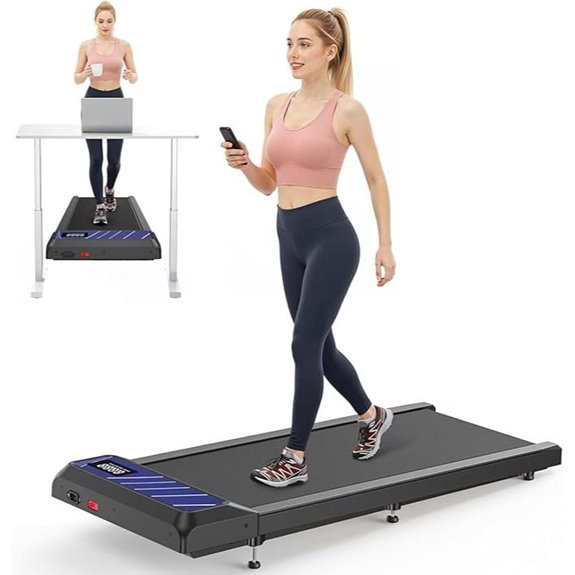 Walking Treadmill Pad with Incline and App Control
