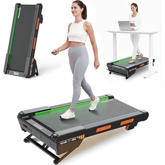 Vitalwalk Walking Pad Treadmill with Incline & App