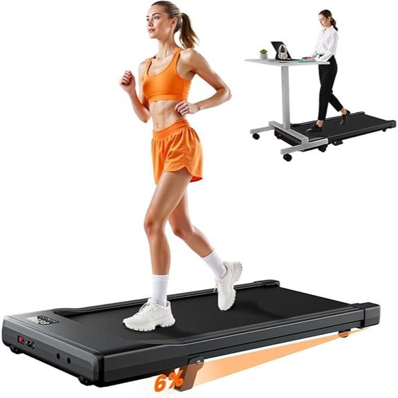 MJWW Walking Pad with Incline and LED Display