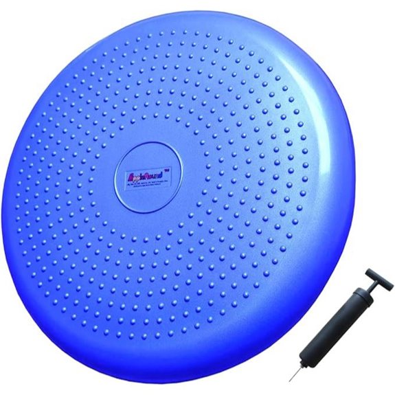 AppleRound Inflated Wobble Cushion with Pump