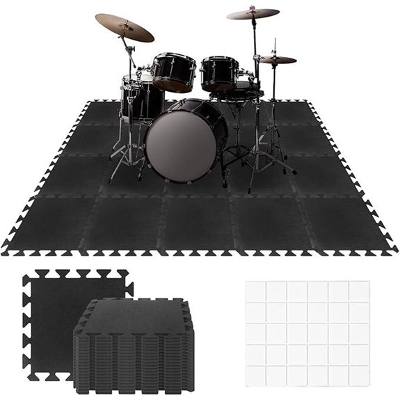 20 Pieces Interlocking Soundproof Floor Mats