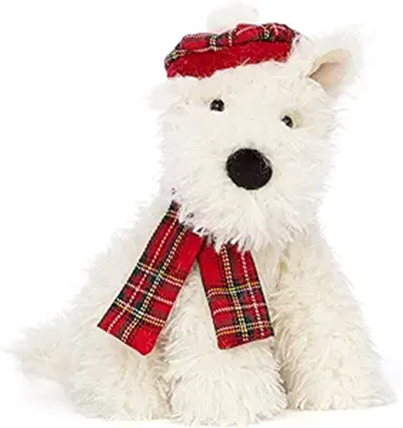 Jellycat Munro Scottie Dog Plush Toy 8-Inch