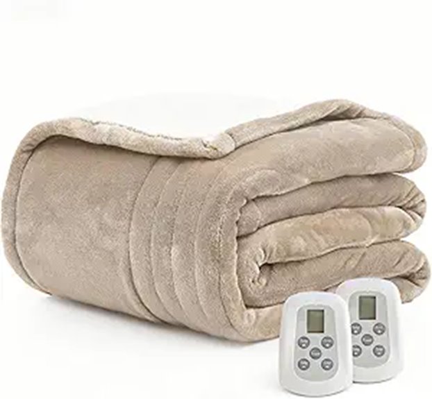king size dual control blanket