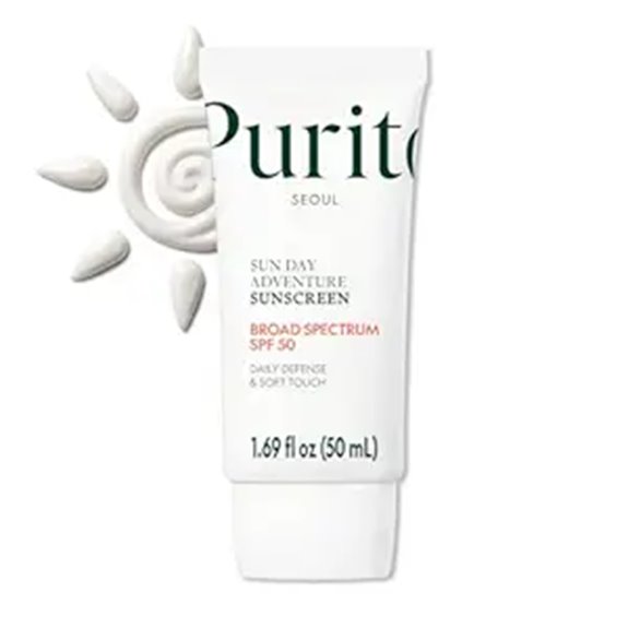 PURITO SPF 50 Korean Sunscreen Light No White Cast