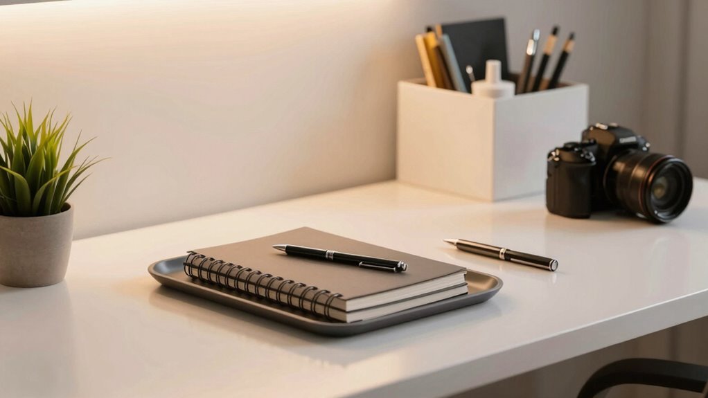 landing zone keeps desks clear