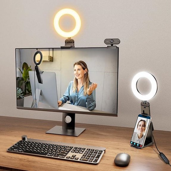 Evershop 5 Clip-On Ring Light for Laptop/Desk
