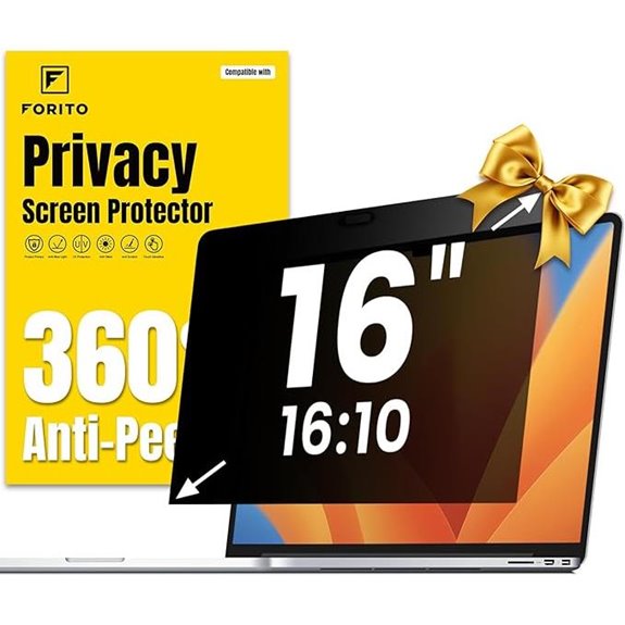 F FORITO 16 Privacy Screen Protector for Laptops