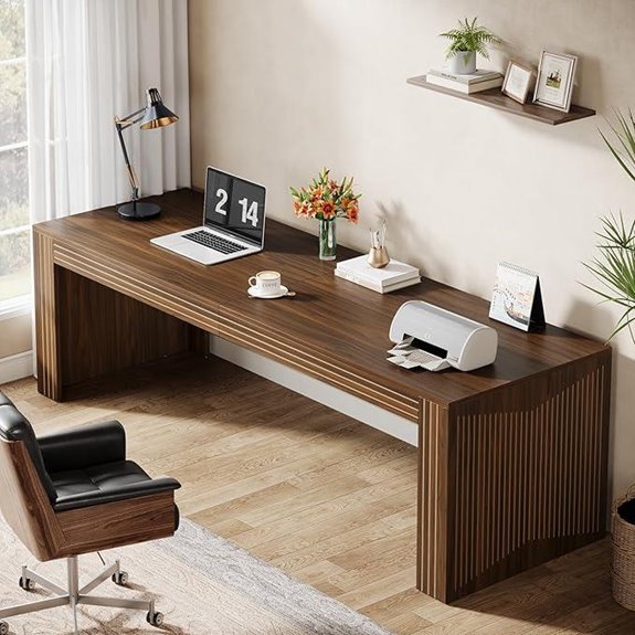 Tribesigns 79-Inch Double Office Desk