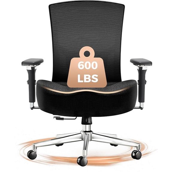 Big & Tall Ergonomic Mesh Office Chair with Lumbar