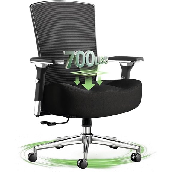 Oversized Ergonomic Office Chair with Adjustable Lumbar