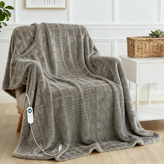 Heated Electric Blanket 50x60 with 12 Heat Levels