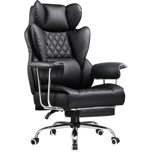 large leather office chair
