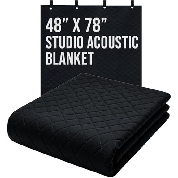 Boxer Studio Soundproof Blanket 48x78 with Grommets