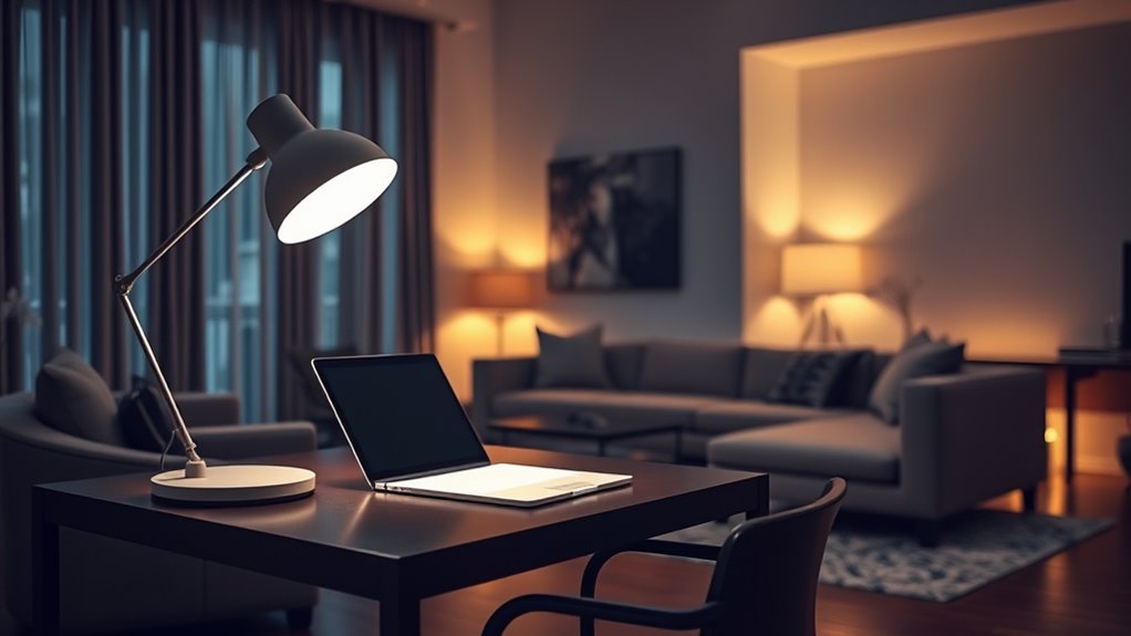 layered lighting for comfort