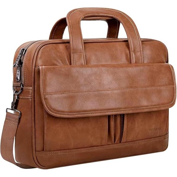 Taygeer Leather Laptop Bag for Men & Women