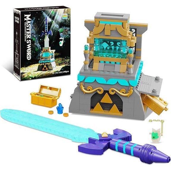 BOTW Master Sword Glowing Building Block Set